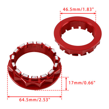 2010 Ducati 1198 S Corse 75012072AA Rear Wheel Axle Nut M48