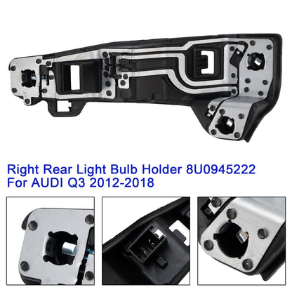 2012-2018 AUDI Q3 8U0945222 Right Rear Light Bulb Holder