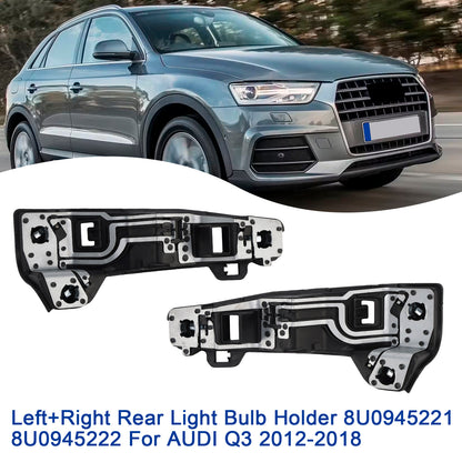 2012-2018 AUDI Q3 8U0945221 8U0945222 Left+Right Rear Light Bulb Holder