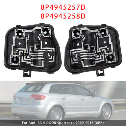 Left+Right Rear Light Bulb Holder 2009-2013(8PA) Audi A3 5 DOOR Sportback 8P4945257D 8P4945258D