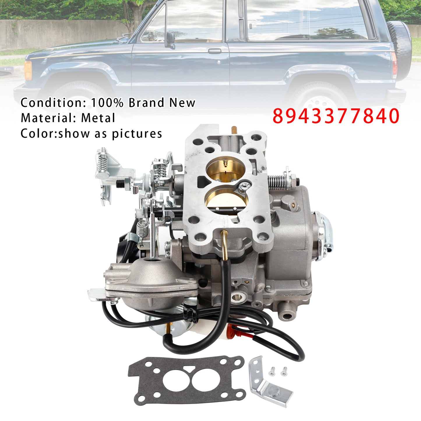 2 Barrel Carburetor Isuzu Trupper Caribe 2.3L 1988-1994 4ZD1 Amigo Impulse 8943377840