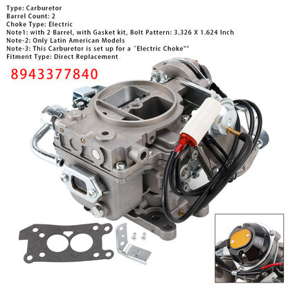 2 Barrel Carburetor Isuzu Trupper Caribe 2.3L 1988-1994 4ZD1 Amigo Impulse 8943377840