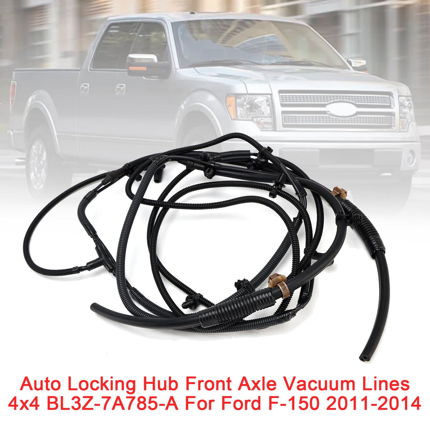 2011-2014 Ford F-150 BL3Z-7A785-A Auto Locking Hub Front Axle Vacuum Lines 4x4
