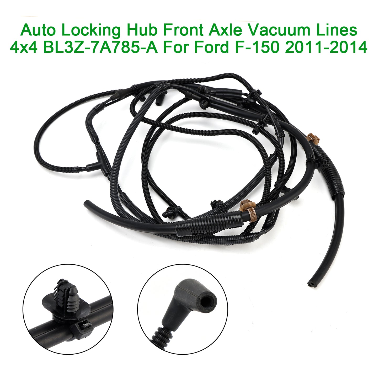 2011-2014 Ford F-150 BL3Z-7A785-A Auto Locking Hub Front Axle Vacuum Lines 4x4