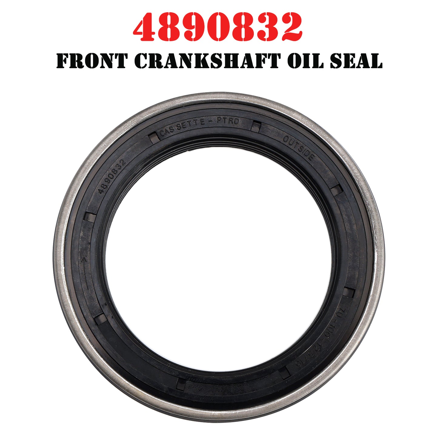 2018-2022 Cummins 4890832 Upgrade New Front Crankshaft Oil Seal