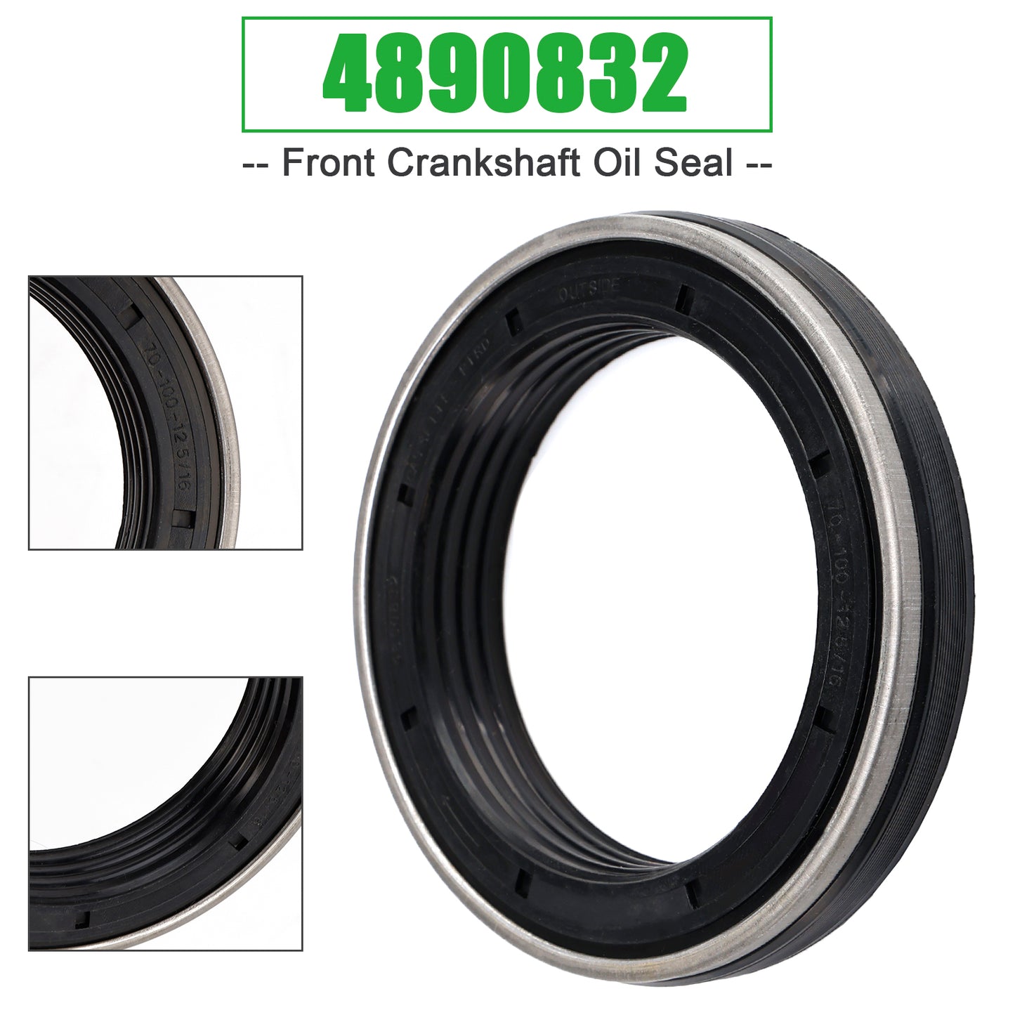 2018-2022 Cummins 4890832 Upgrade New Front Crankshaft Oil Seal