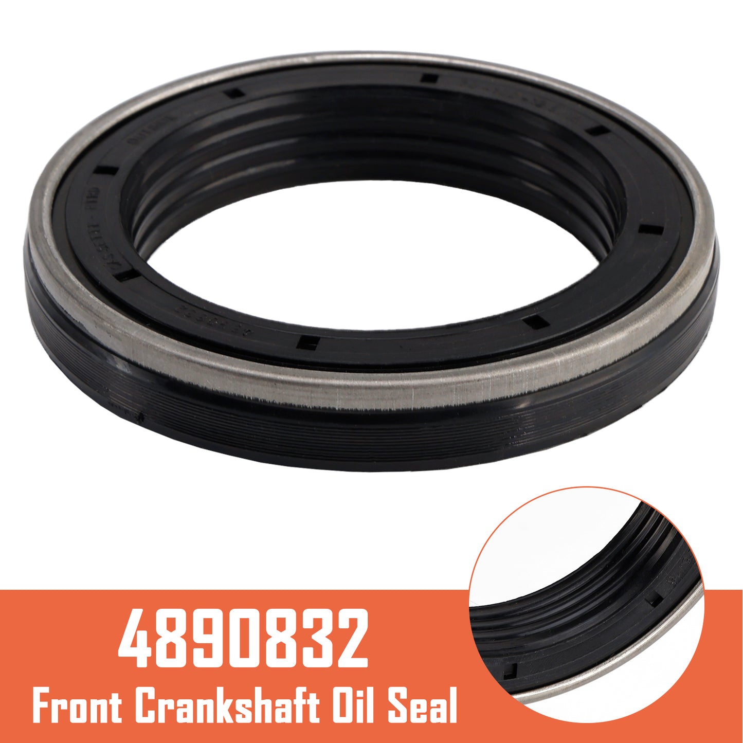 2018-2022 Cummins 4890832 Upgrade New Front Crankshaft Oil Seal
