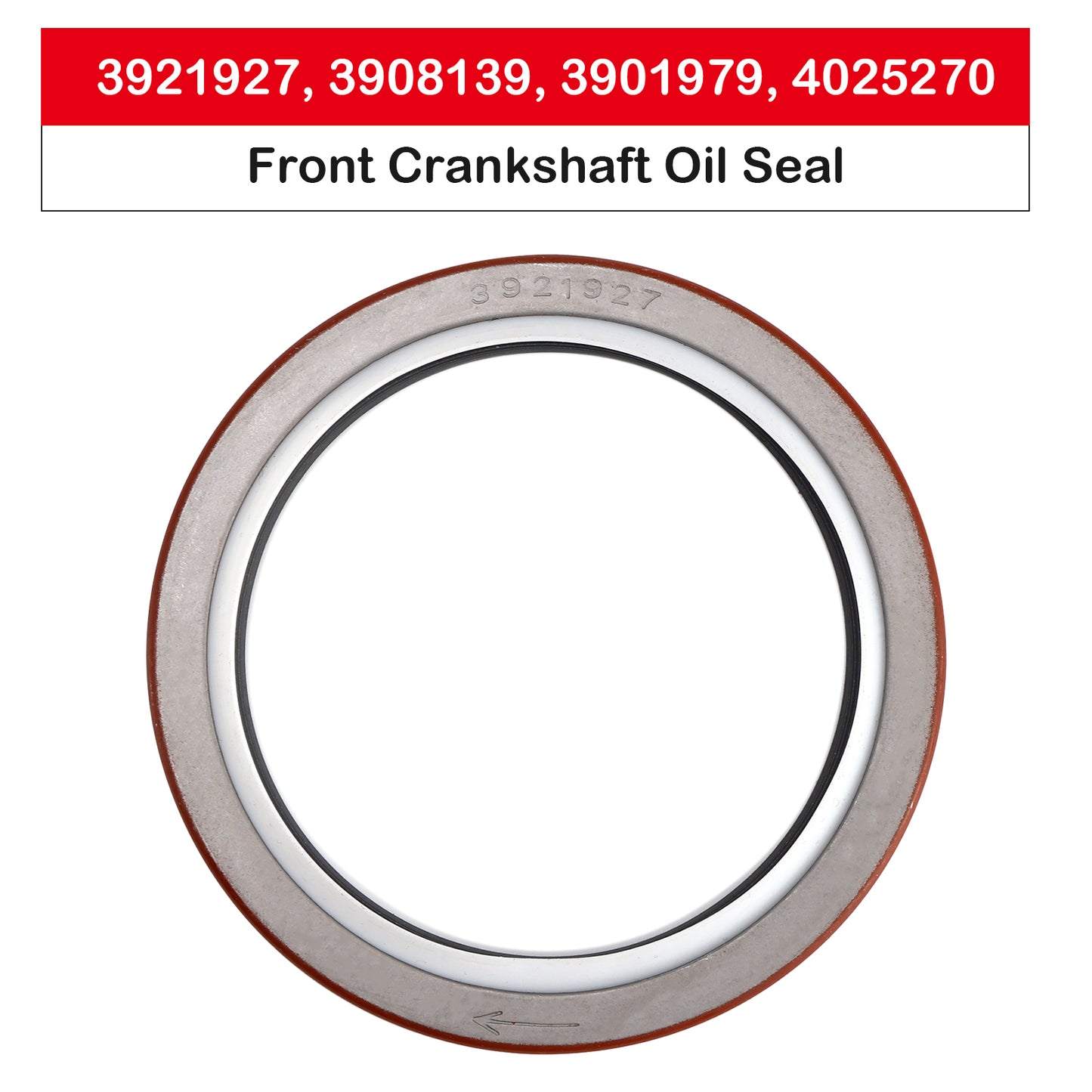 Cummins ISC ISL 8.3C 6C 6CT Engine 3921927 Front Crankshaft Oil Seal