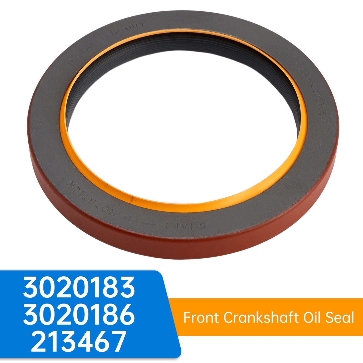Cummins N14 855 NT NTC 3020183 3020186 213467 Front Crankshaft Oil Seal