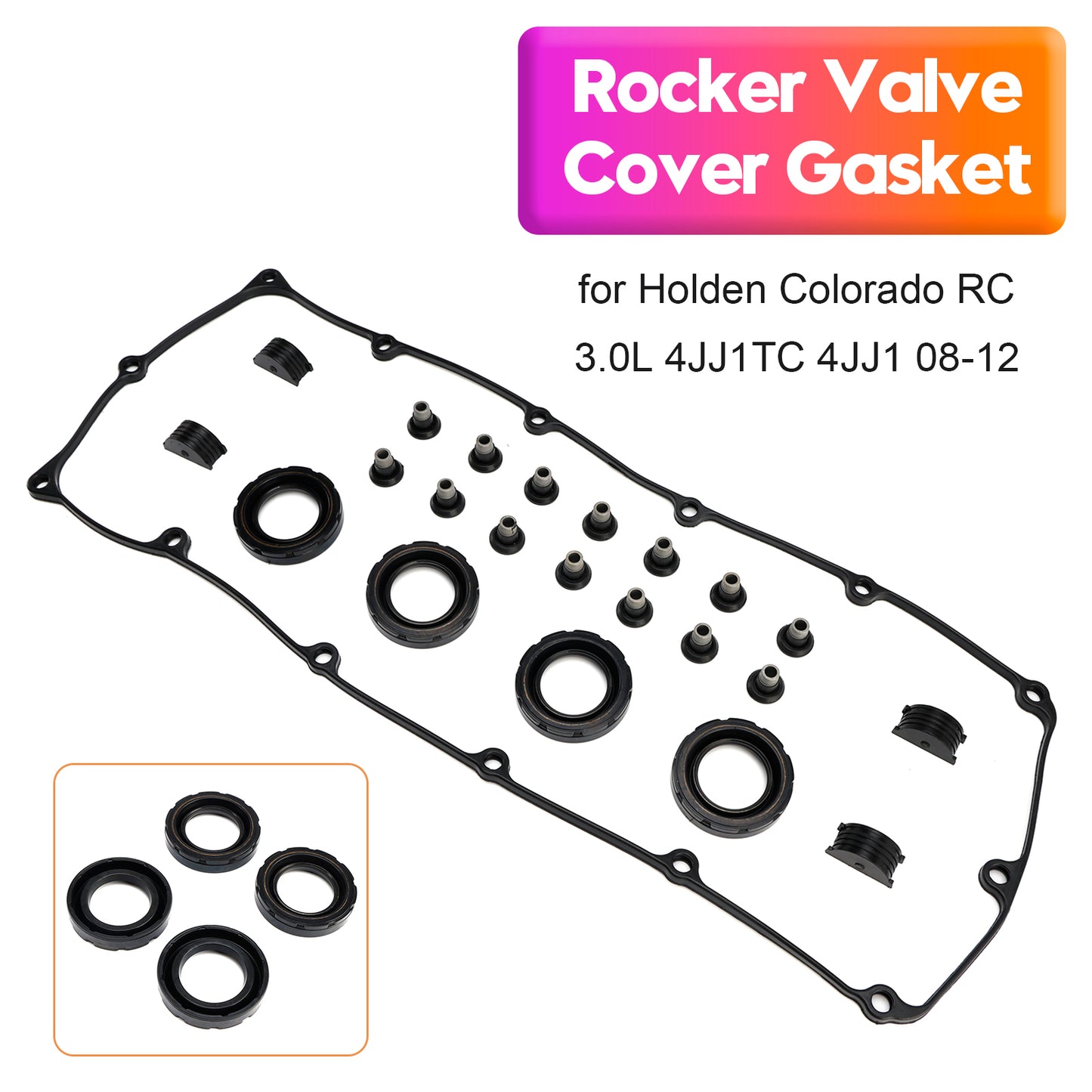 Holden Colorado RC 3.0L 4JJ1TC 4JJ1 08-12 Rocker Valve Cover Gasket