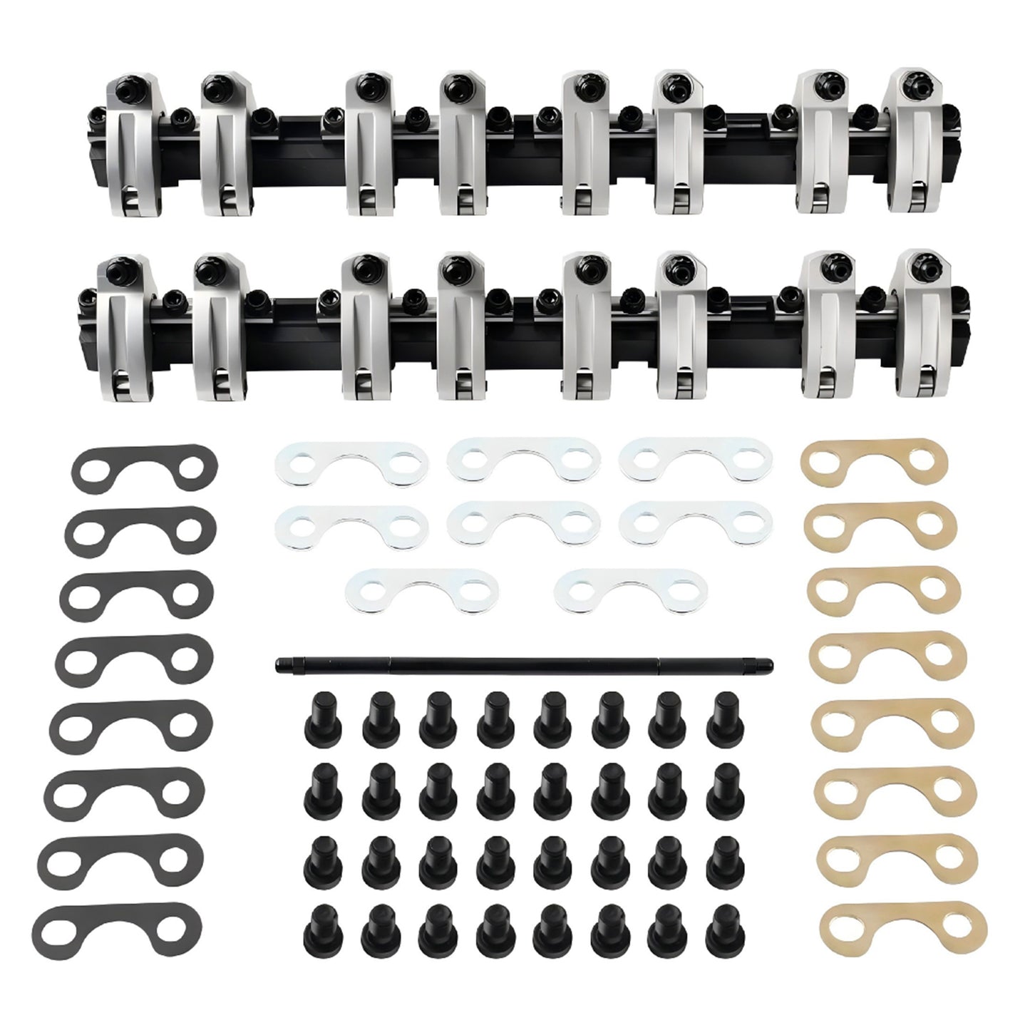 Shaft Mount Style 1.5 Ratio Full Roller Rocker Arms Chevy 350 Small Block