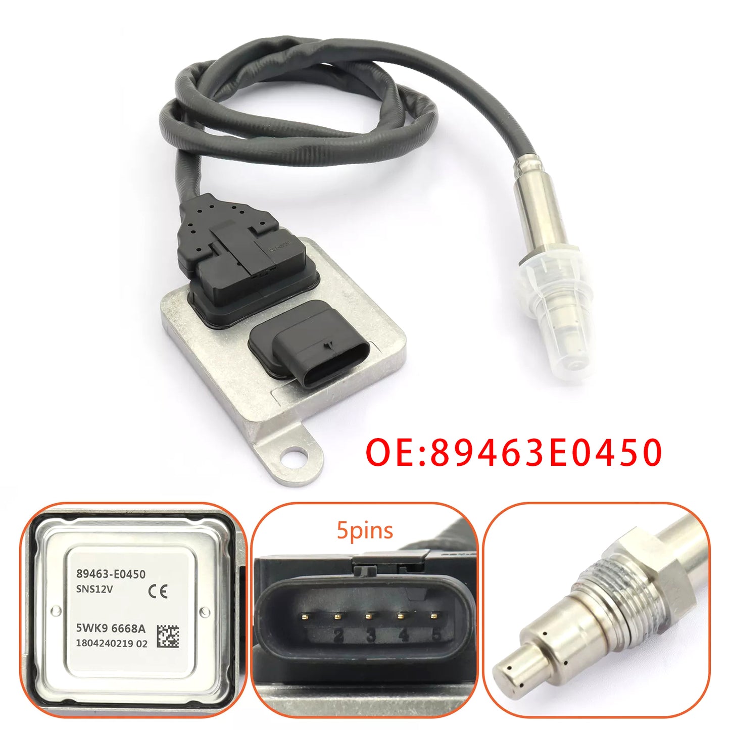 2012-2020 Toyota Hino Truck 89463E0450 Nox Nitrogen Oxide Oxygen Sensor