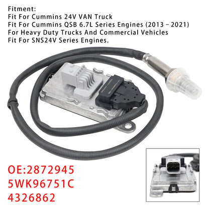 2013–2021 Cummins QSB 6.7L Series Engines 5WK96751C Nox Nitrogen Oxide Oxygen Sensor