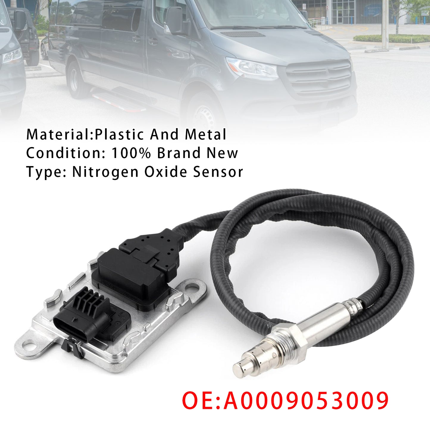 2018-2021 Mercedes-Benz Sprinter 2500/ 3500/ 3500XD A0009053009 SNS381B Nox Nitrogen Oxygen Sensor