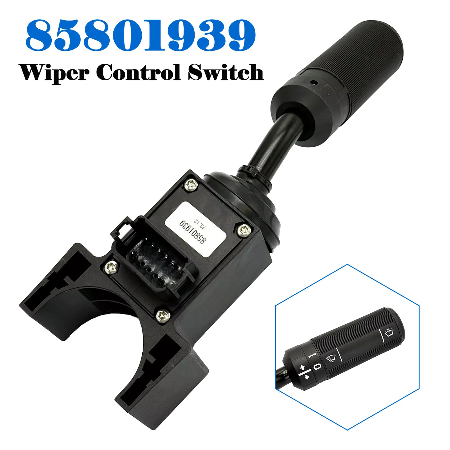 Holland 555E 575E 655E 675E LB75 Engine 85801939 Wiper Control Switch