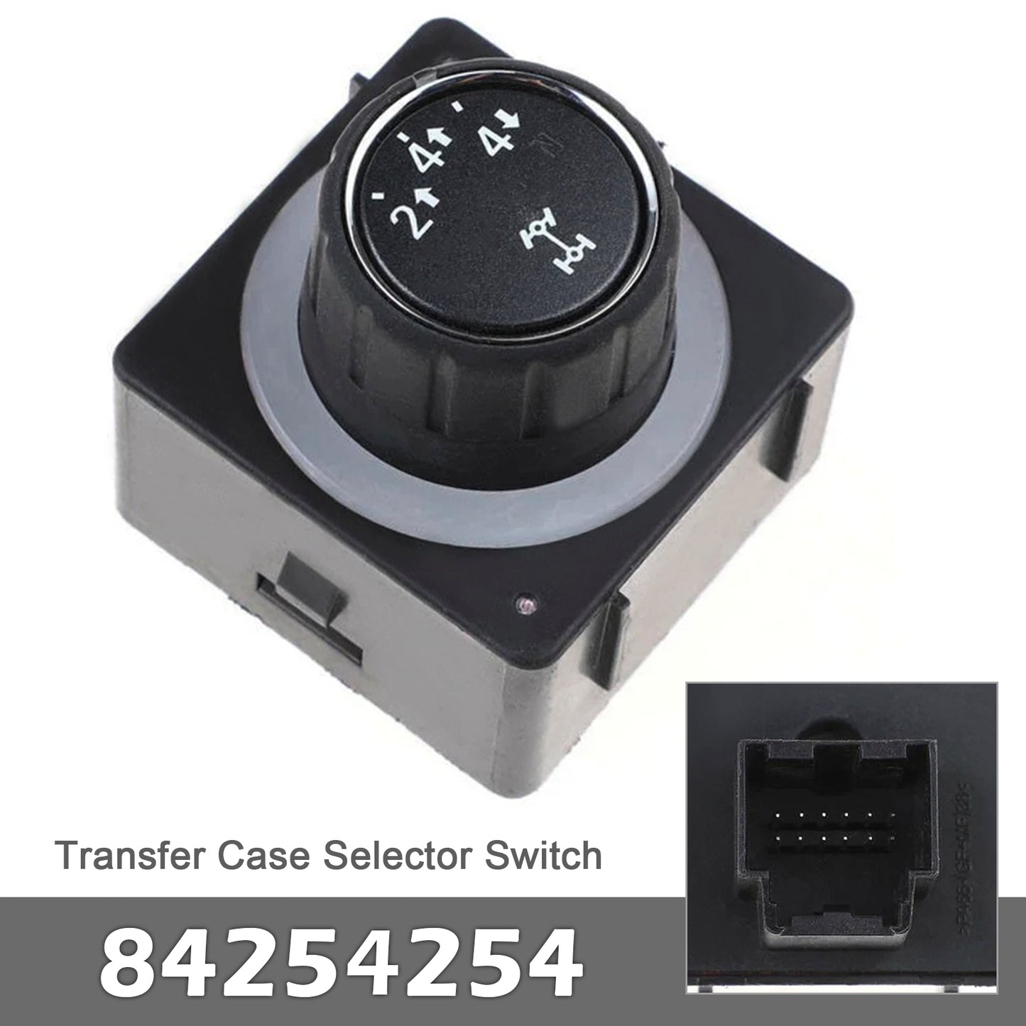 2015-2020 Chevrolet Silverado 2500 HD 84254254 4WD Transfer Case Selector Control Switch