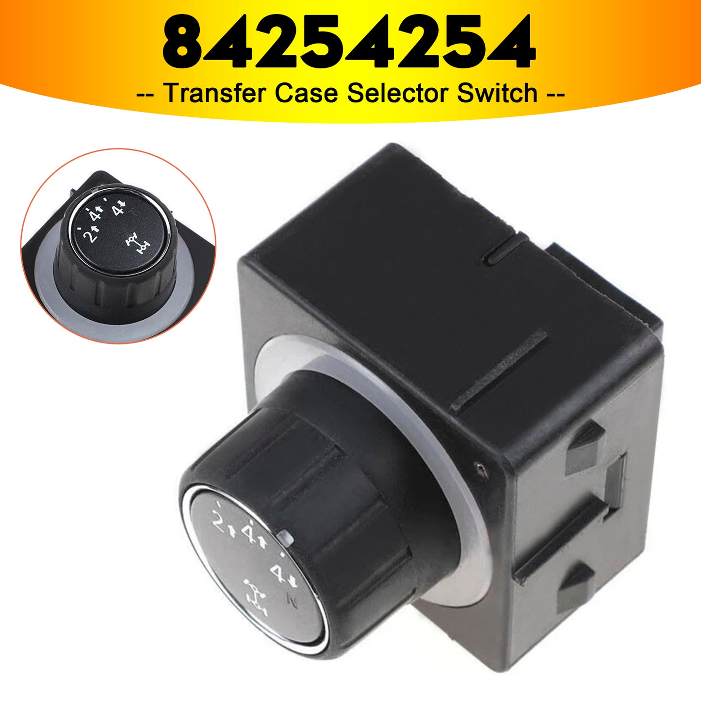 2015-2020 Chevrolet Silverado 2500 HD 84254254 4WD Transfer Case Selector Control Switch
