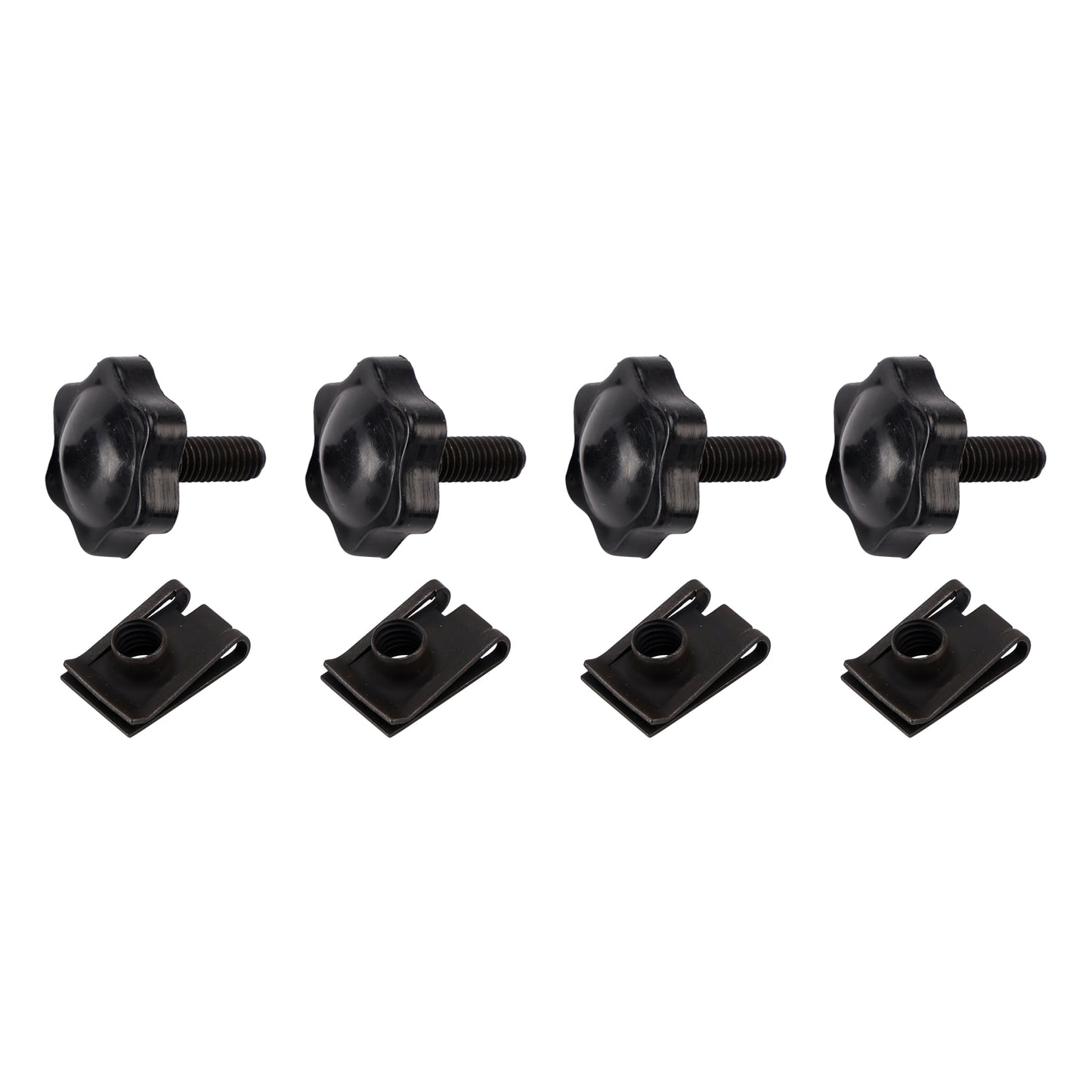 1993-2018 Touring 4 Pack Saddlebag Theft Deterrent Kit Fasteners Bolts Clips