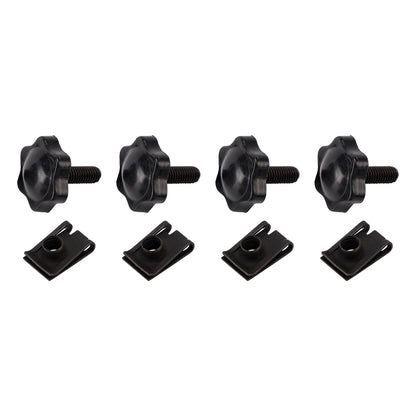 1993-2018 Touring 4 Pack Saddlebag Theft Deterrent Kit Fasteners Bolts Clips