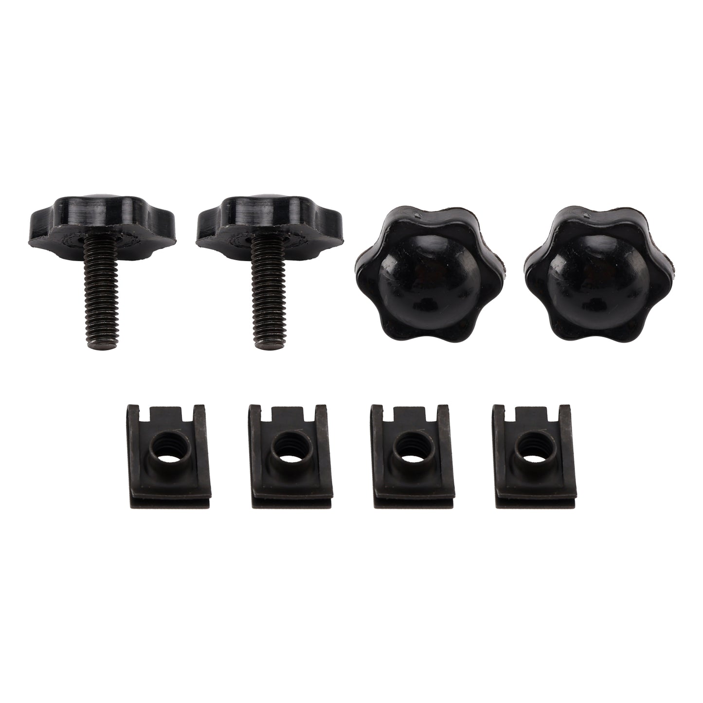 1993-2018 Touring 4 Pack Saddlebag Theft Deterrent Kit Fasteners Bolts Clips