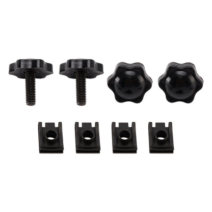 1993-2018 Touring 4 Pack Saddlebag Theft Deterrent Kit Fasteners Bolts Clips