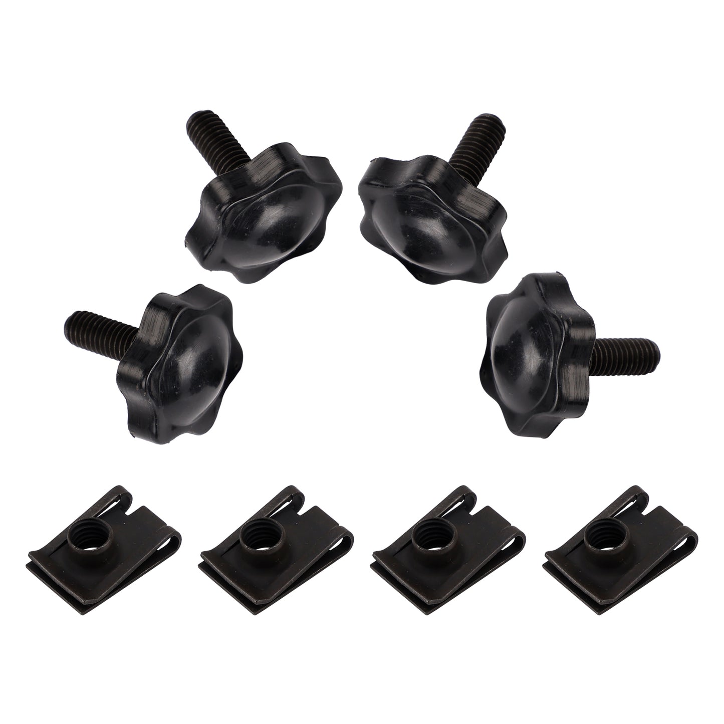 1993-2018 Touring 4 Pack Saddlebag Theft Deterrent Kit Fasteners Bolts Clips