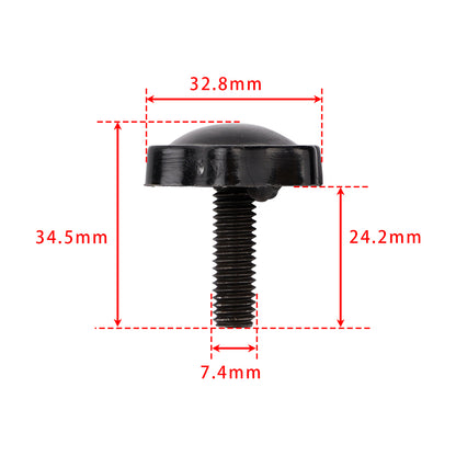 1993-2018 Touring 4 Pack Saddlebag Theft Deterrent Kit Fasteners Bolts Clips