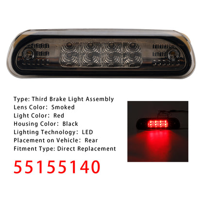Jeep Grand Cherokee 1999-2004 Smoked 55155140 LED Third Brake Light Stop Lamp