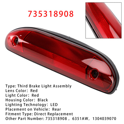 Ducato 244 Citroën Jumper Red 735318908 LED Third Brake Light Stop Lamp
