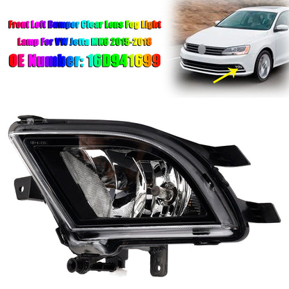 VW Jetta MK6 2015-2018 16D941699 Front Left Bumper Clear Lens Fog Light Lamp (Copy)