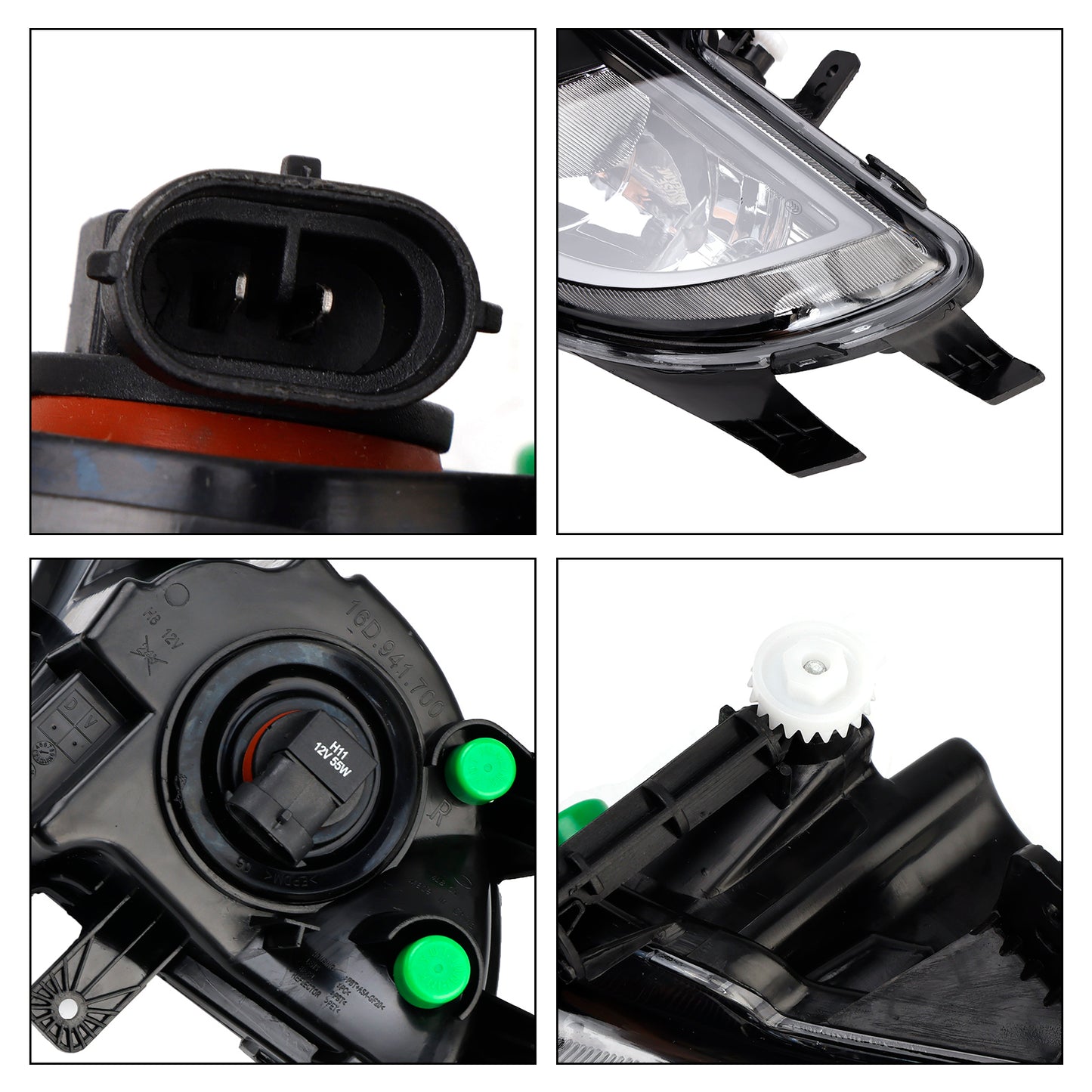 2015-2018 VW Volkswagen Jetta 16D941700 Front Right Bumper Clear Lens Fog Light Lamp