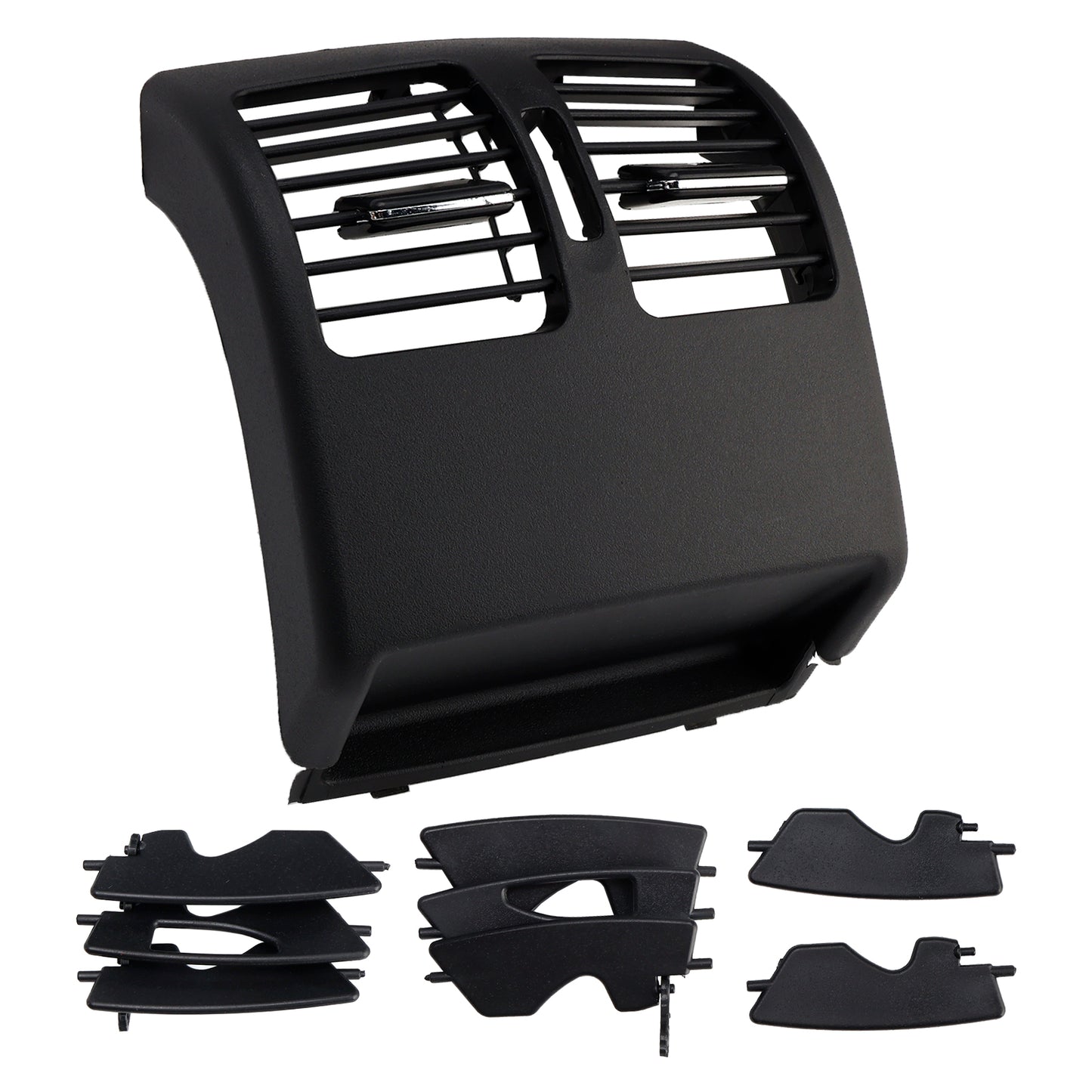2007-2014 Benz C-Class W204 2048300354 Rear Center Console Air Vent AC Panel Cover Black