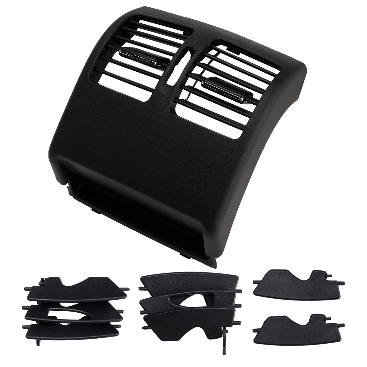 2007-2014 Benz C-Class W204 2048300354 Rear Center Console Air Vent AC Panel Cover Black