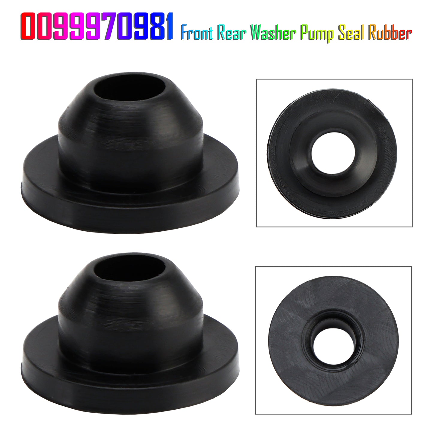 02.00 - 06.05 Mercedes-Benz M-CLASS (W163) ML 55 For AMG (163.174) 255 (347) A0099970981 2pcs Front Rear Washer Pump Seal Rubber