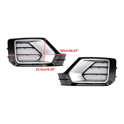 2PCS Front Bumper Grille Fog Lamp Grille 2016-2020 Audi Q2 81A807681G