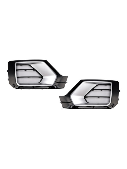 2PCS Front Bumper Grille Fog Lamp Grille 2016-2020 Audi Q2 81A807681G