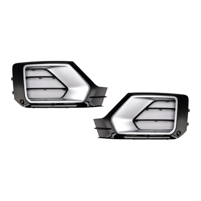 2PCS Front Bumper Grille Fog Lamp Grille 2016-2020 Audi Q2 81A807681G