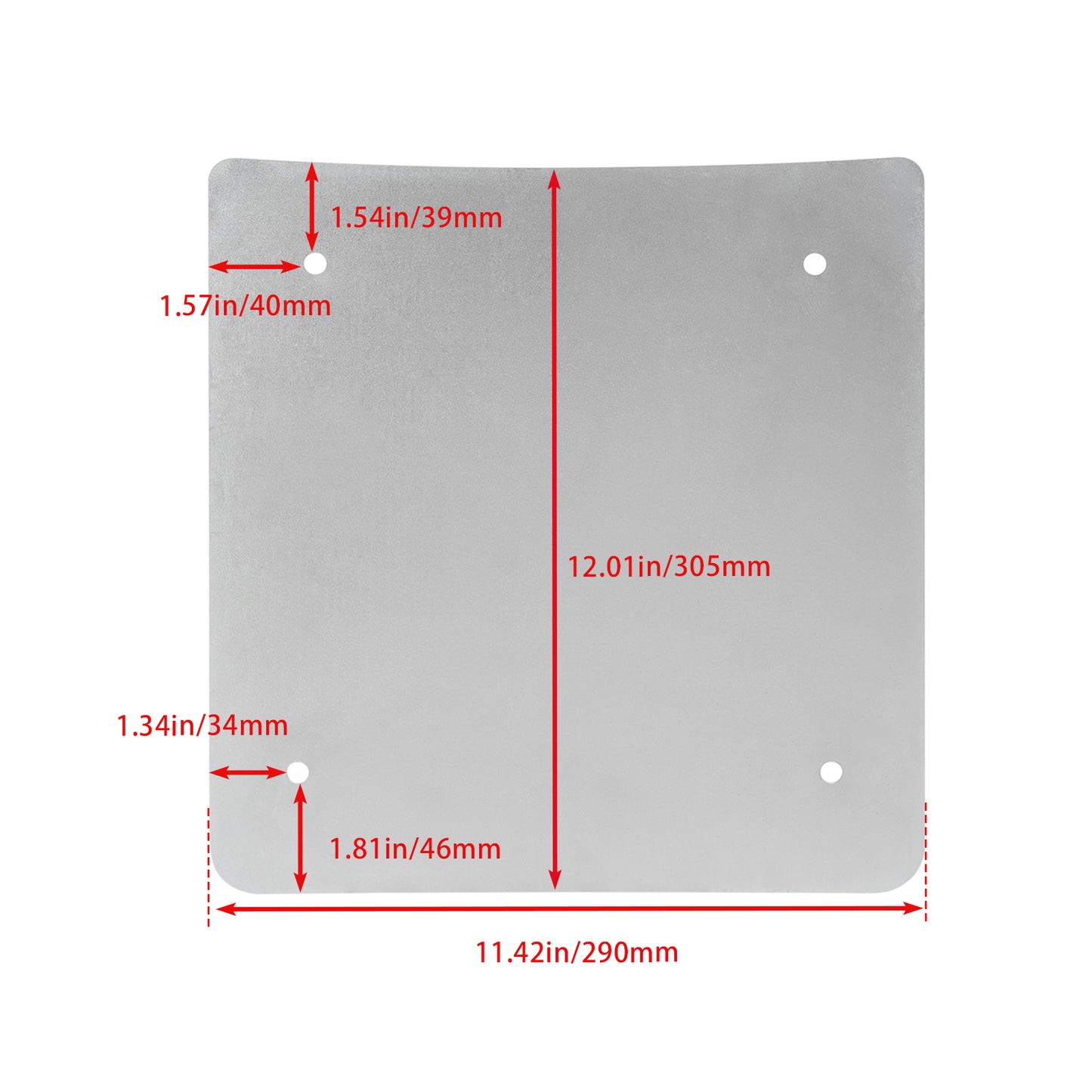 2014-up Touring models with Rushmore Razor/Chopped/King Tour PackLaser Cut Trunk Inner Base Plate