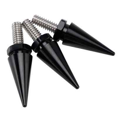 Touring Electra Glide Street Glide 96-13 3x Spike Windshield Bolts in Black