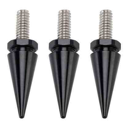 Touring Electra Glide Street Glide 96-13 3x Spike Windshield Bolts in Black