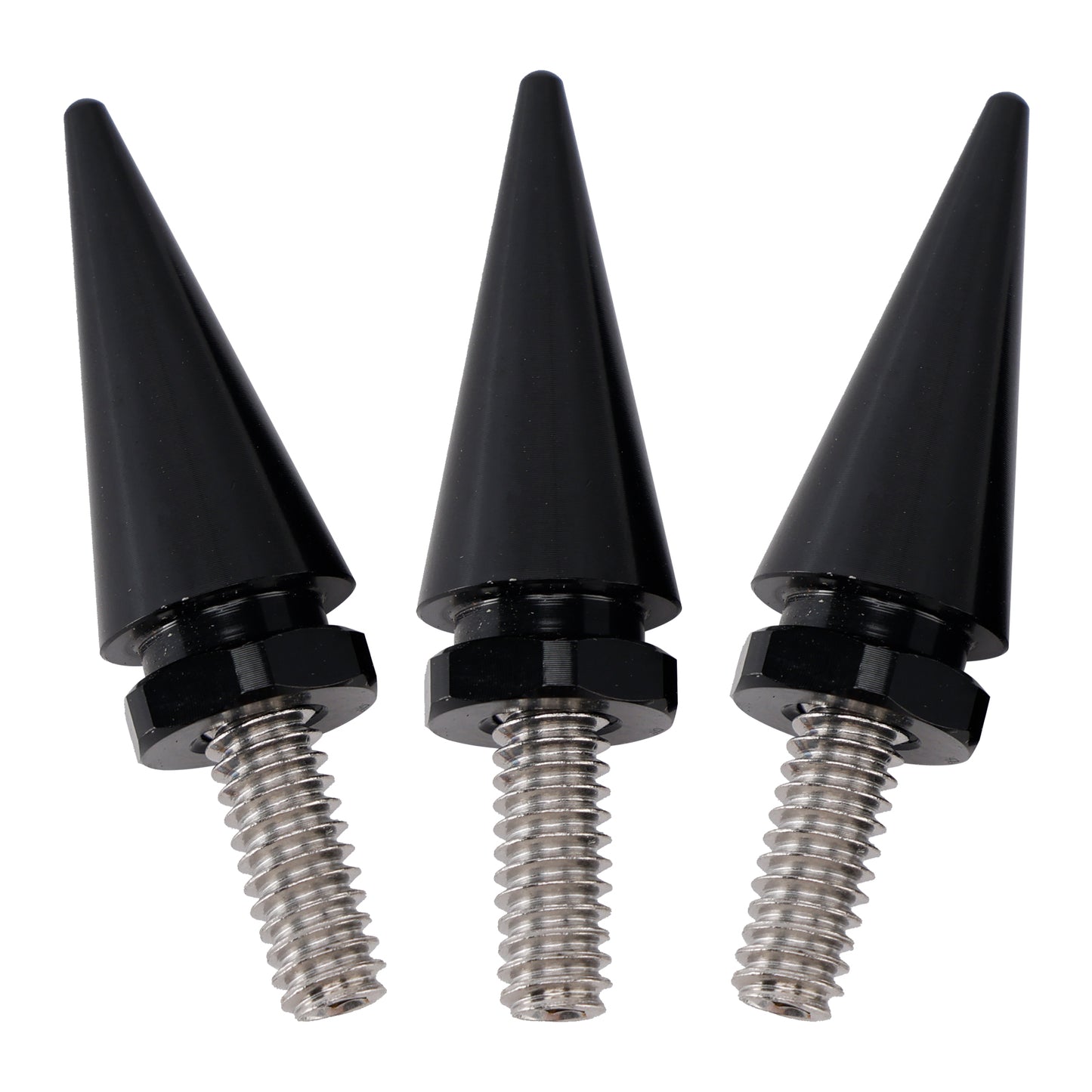 Touring Electra Glide Street Glide 96-13 3x Spike Windshield Bolts in Black
