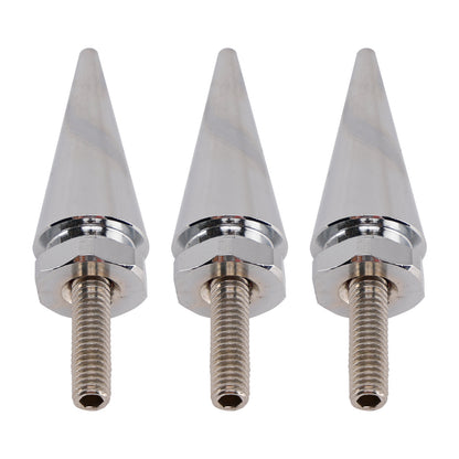 2010-2012 Street Glide CVO/SE FLHXSE 3x Spike Windshield Bolts in Silver