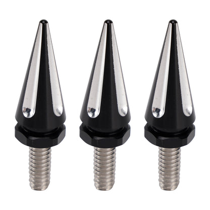 2010-2012 Street Glide CVO/SE FLHXSE 3x Black Spike Windshield Bolts