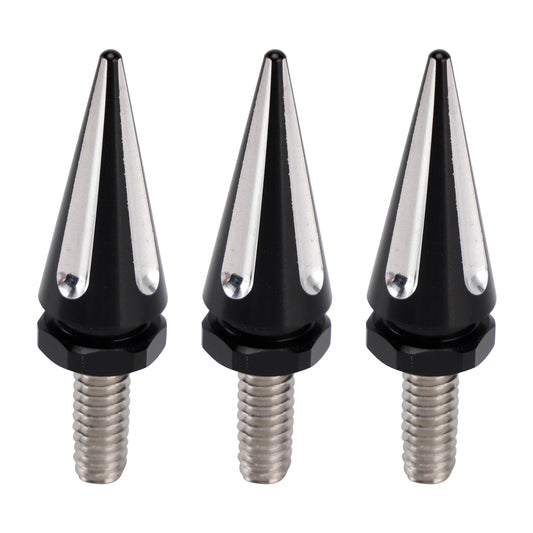 1996-2013 Electra Glide Classic FLHTC/I 3x Black Spike Windshield Bolts