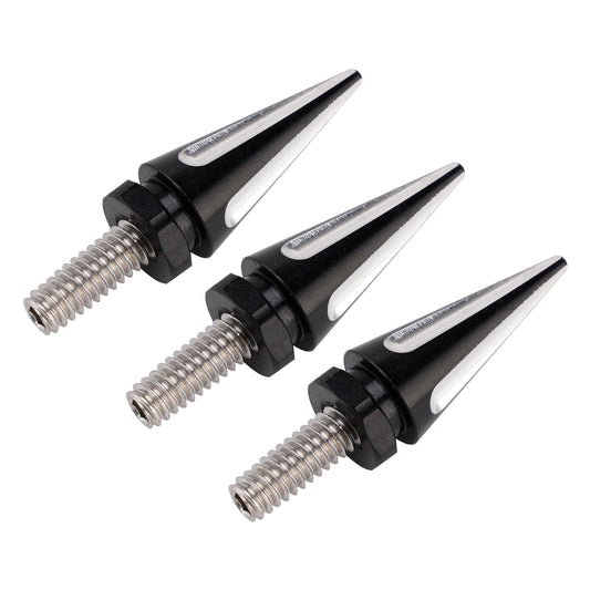 1996-2009 Electra Glide Standard FLHT/I 3x Black Spike Windshield Bolts