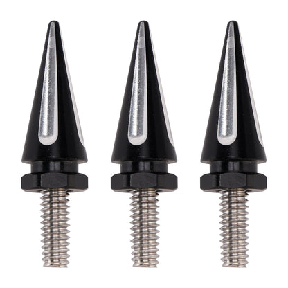2010-2012 Street Glide CVO/SE FLHXSE 3x Black Spike Windshield Bolts
