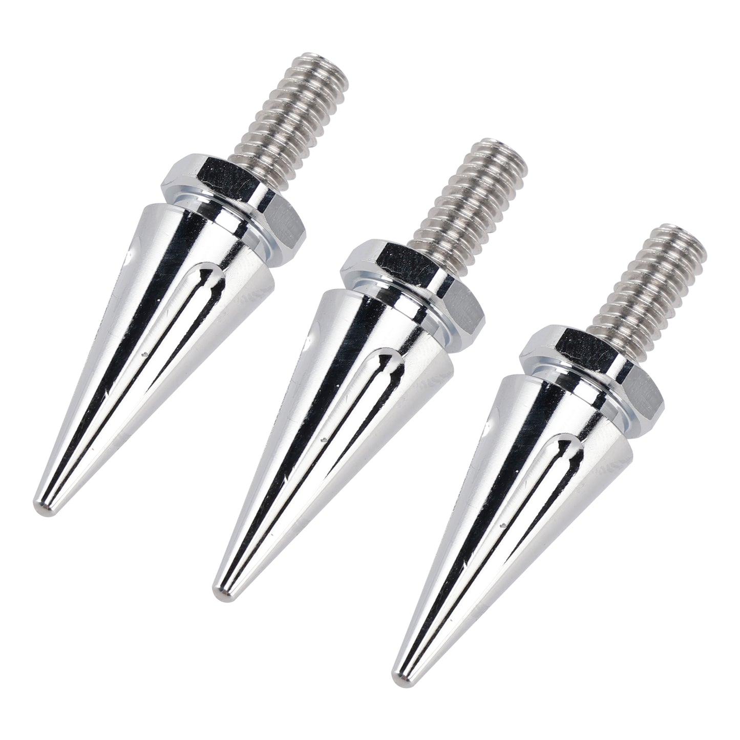 2004-2005 Electra Glide CVO/SE FLHTCSE 3x Silver Spike Windshield Bolts