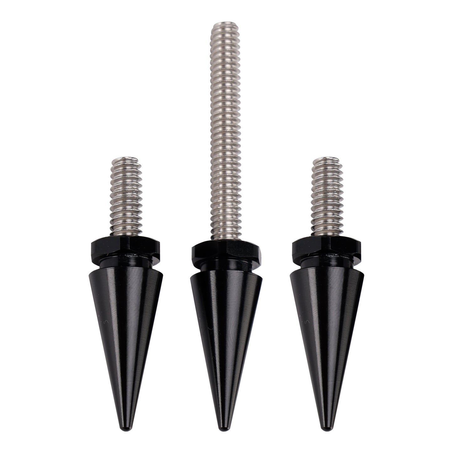 2014-2021 Electra Glide Ultra Limited CVO/SE FLHTKSE 3x Spike Windshield Bolts in Black