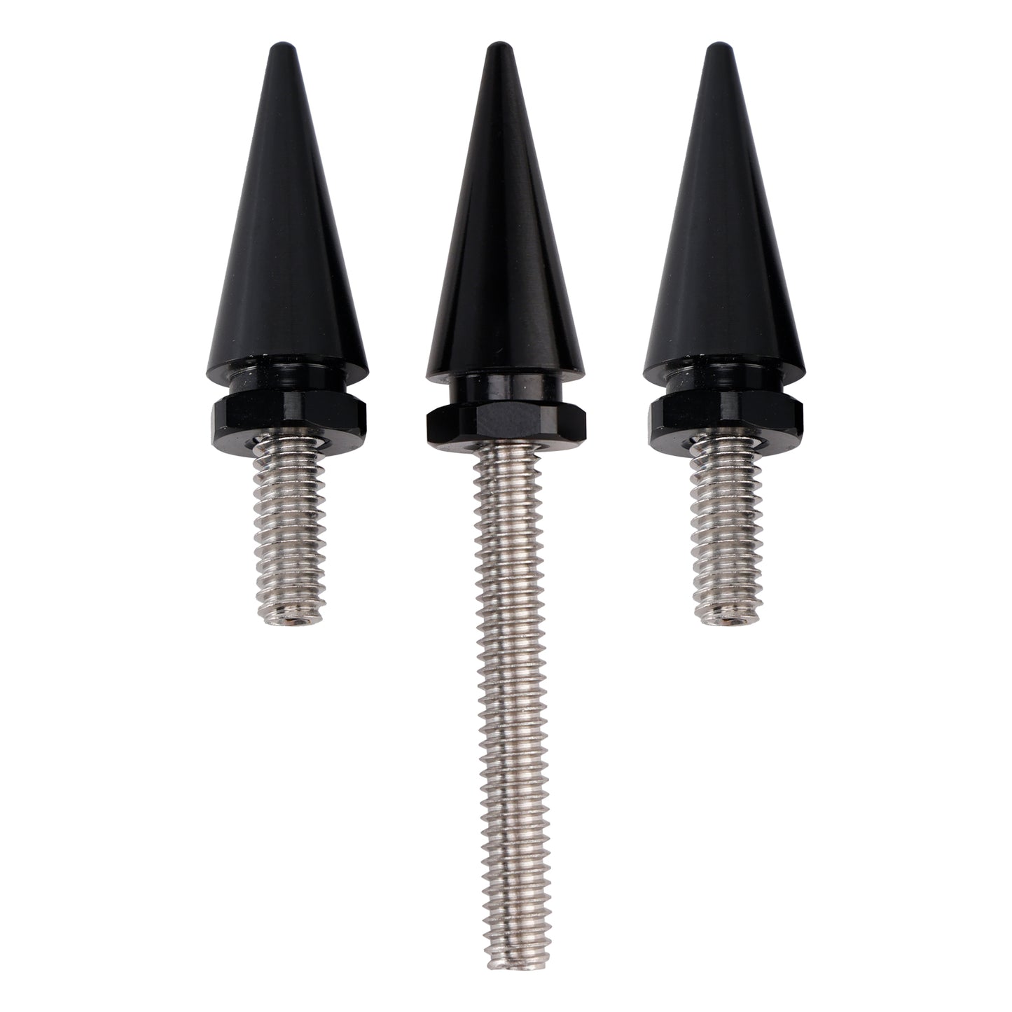 2014-2021 Electra Glide Ultra Limited CVO/SE FLHTKSE 3x Spike Windshield Bolts in Black