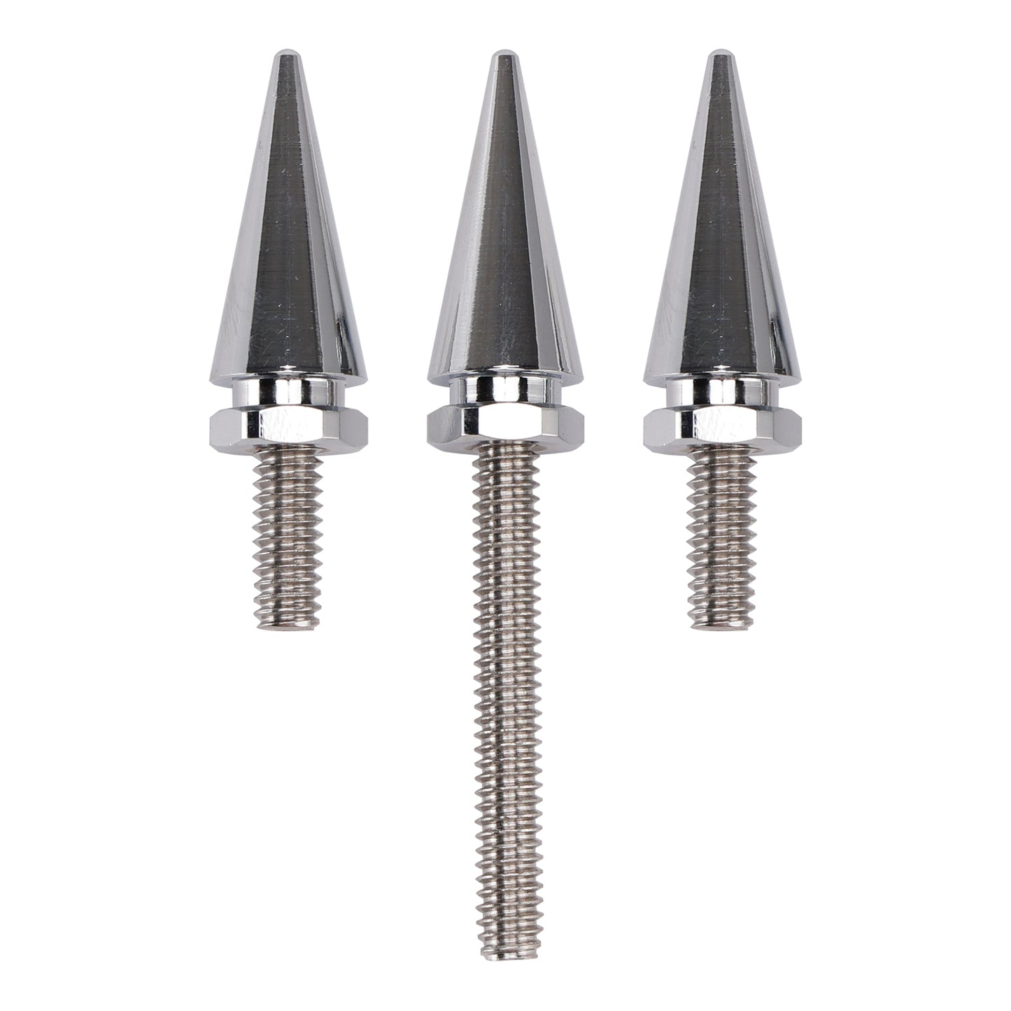 2014-2019 Electra Glide Ultra Classic FLHTCU/I 3x Spike Windshield Bolts in Silver